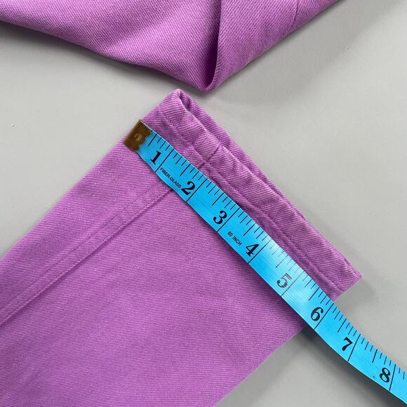 80s Stephen Sprouse Vintage S label Tapered High Waist jeans Lavender Denim 24” - Picture 7 of 12